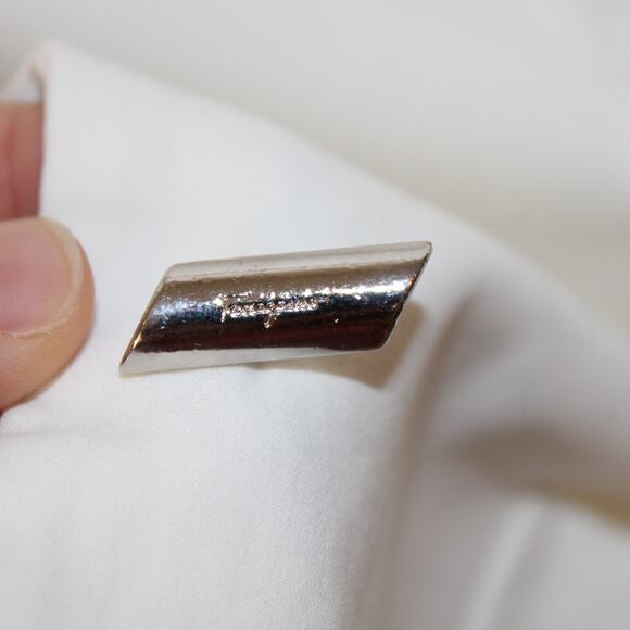 SALVATORE FERRAGAMO Off-White Cotton Notched Lapel Blazer | US 10 - Picture 7 of 9